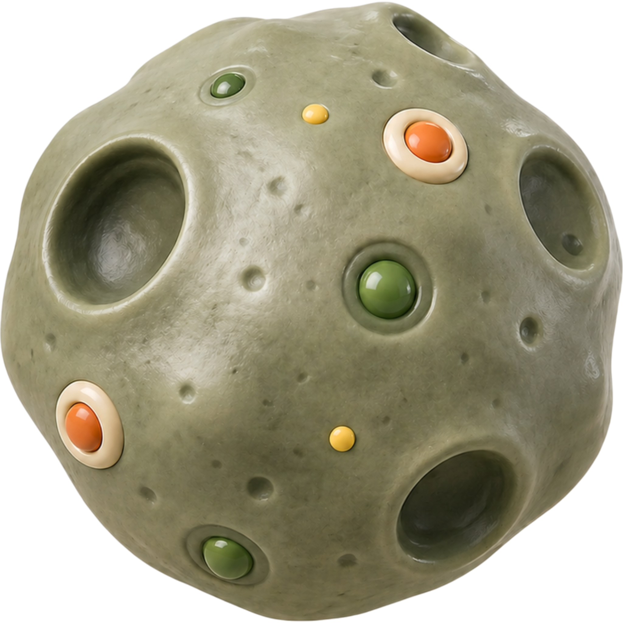 Illustrated asteroid